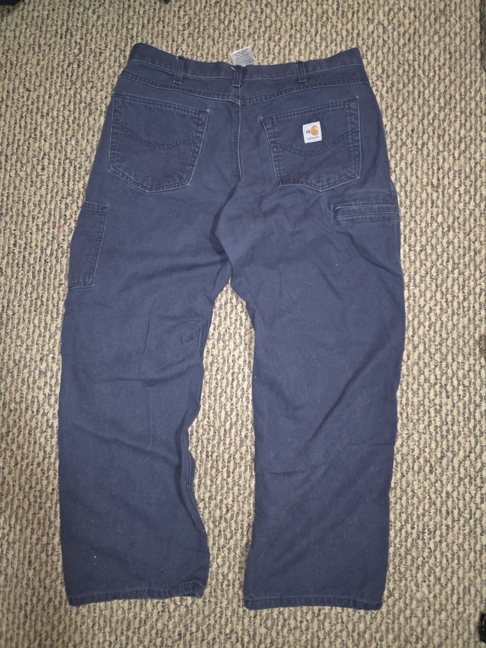 Carhartt Men’s Navy Work Pants - Durable Carpenter Style